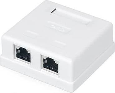 SKU: 20021653 Розетка RJ-45 зовнішня двохпортова Cor-X UC-2208B - Image 1