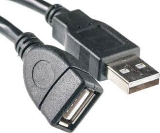 SKU: AD012 Подовжувач USB AF – AM 3м Black (KD00AS) - Image 1
