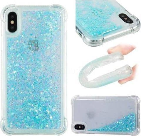 SKU: AKS116 Чохол Liquid Case для iPhone X/XS Blue - Image 1