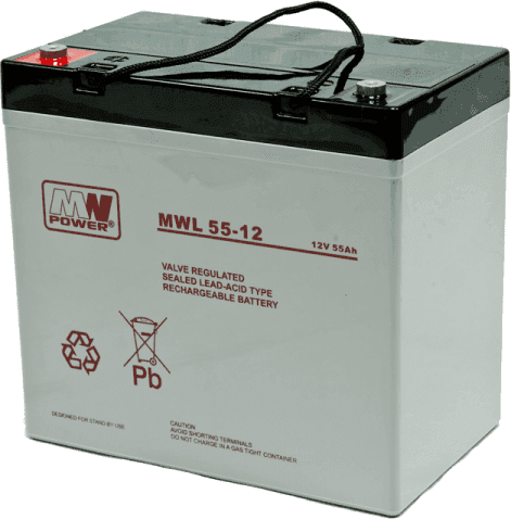 SKU: MWL 55-12 Акумулятор AGM MWL 55Ah 12V 10-12 років служби - Image 1