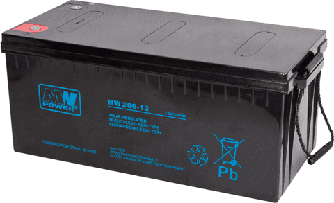 SKU: MWP 200-12 Акумулятор AGM MWP 200Ah 12V 12 років служби - Image 1