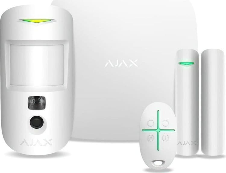 SKU: 10272670 Комплект охоронної сигналізації Ajax StarterKit Cam White - Image 1