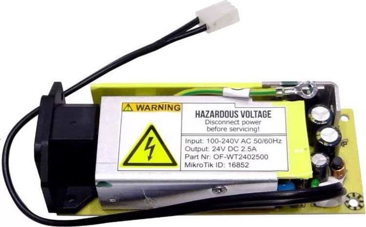 SKU: 10646943 Блок живлення MikroTik 24HPOW 24V for CCR1009-7G-1C-1S+PC - Image 1