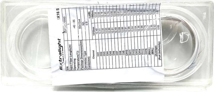 SKU: 10672589 Оптичний дільник Extralight PLC 1/16 without connector (Splitter) - Image 1