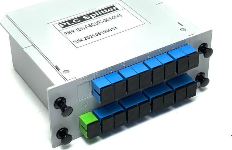 SKU: 10673446 Оптичний дільник корпусний Extralight DIN 1/16 box SC/UPC (Splitter) - Image 1