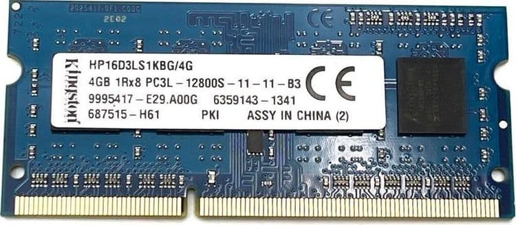 SKU: HP16D3LS1KBG/4G Модуль пам'яті Kingston DDR3L 4 Гб 1600 МГц (HP16D3LS1KBG) вживаний - Image 1