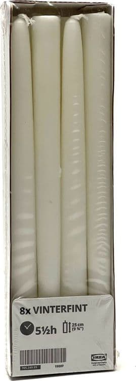 SKU: 70524905 VINTERFINT, 705.249.05 Свічка без запаху, біла, 5,5 годин - Image 1