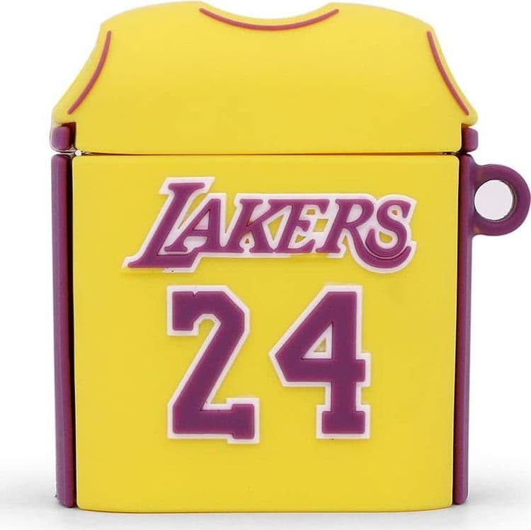 SKU: AKS026 Чохол Silicone Case Lakers для Apple AirPods 1/2 Yellow (LKS-YW) - Image 1