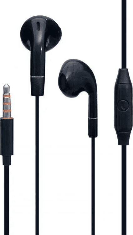 SKU: AKS042 Навушники дротові Celebrat Wired Earbuds 3.5 мм (mini-Jack) Black (G8) - Image 1