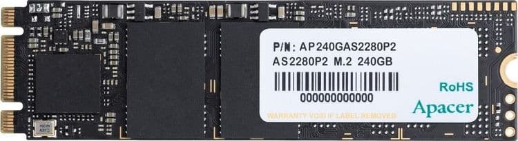 SKU: AP240GAST280-1 Накопичувач SSD Apacer AST280 240 Гб M.2 M.2 (SATA III) 3D NAND (TLC) - Image 1