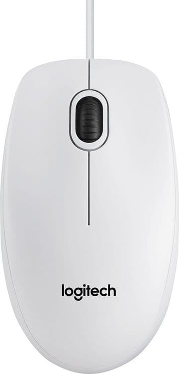 SKU: B100USBW Миша дротова Logitech B100 USB White - Image 1