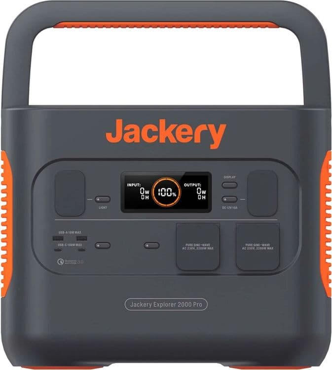SKU: CS013 Портативна зарядна станція Jackery Explorer 2000 Pro 2160 Вт-годин (EU) - Image 1