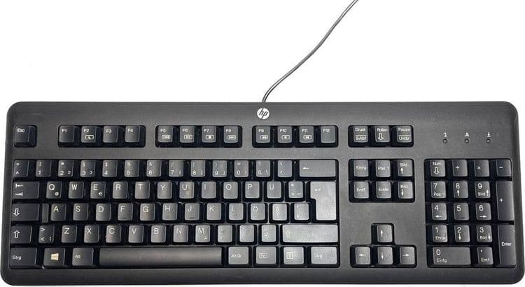 SKU: KL007 Клавіатура дротова HP KU-1156 USB Black (ENG) Вживаний - Image 1