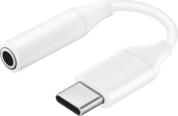 SKU: LPNA036093876 Кабель перехідник SAMSUNG USB C to 3.5 мм (mini-jack) Білий (EE-UC10J) - Image 1