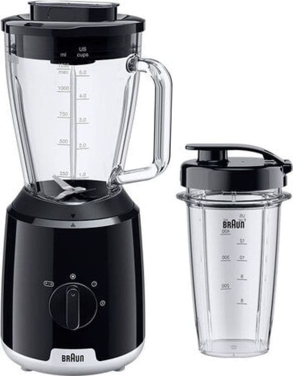 SKU: LPNA041891683 Настільний блендер Braun PowerBlend 1 JB1051BK 600 Вт (OpenBox) - Image 1