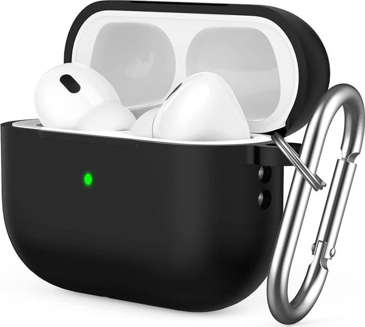 SKU: LPNHE757818580 Ультратонкий чохол NIUTRENDZ для Airpods Pro 2 Black - Image 1