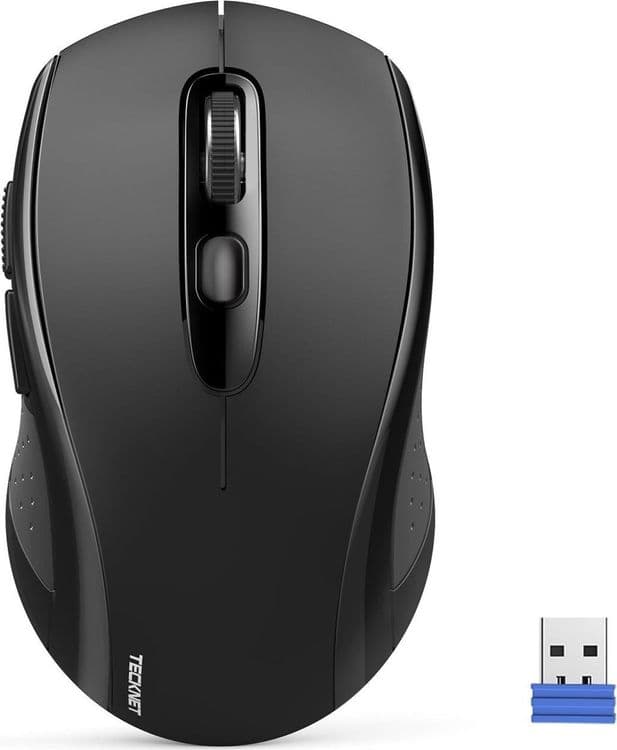 SKU: LPNHK152063457 Миша бездротова TECKNET BlueTooth, Wireless 2.4GHz Black (вживана) - Image 1