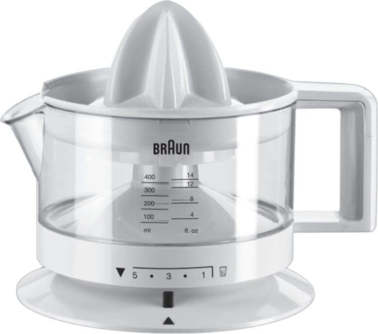 SKU: LPNIC084891200 Соковитискач для цитрусових (цитрус-прес) Braun CJ 3000 WH (OpenBox) - Image 1