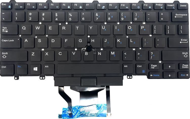 SKU: NKL011 Клавіатура для ноутбука Dell Latitude E5450, E7450, 5480, 7480 Black - Image 1