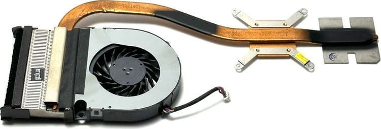 SKU: ZST311 Система охолодження, мідна трубка з вентилятором для ноутбука Asus K72F 4 Pin (вживаний) - Image 1