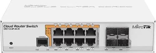 SKU: 10000061 Комутатор MikroTik CRS112-8P-4S-IN - Image 1