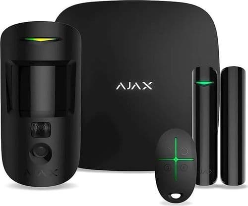 SKU: 10272669 Комплект охоронної сигналізації Ajax StarterKit Cam Plus Black - Image 1