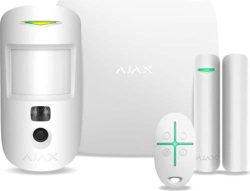 SKU: 10272670 Комплект охоронної сигналізації Ajax StarterKit Cam White - Image 1
