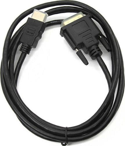 SKU: CB009 Кабель мультимедійний HDMI to DVI 1 м Чорний (C2G) - Image 1