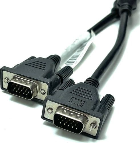 SKU: CB011 Кабель мультимедійний VGA to VGA 1,5 м Чорний (5k390.00k) вживаний - Image 1