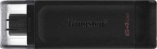 SKU: FL009 Флеш-накопичувач Kingston DataTraveler 70 64GB USB Type-C Black - Image 1