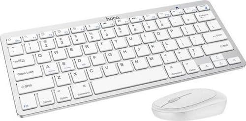 SKU: KM004 Комплект бездротовий Hoco DI05 BlueTooth White (ENG / RU / UA) - Image 1