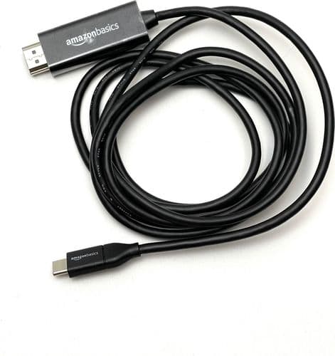 SKU: LPNA026589204 Кабель мультимедійний Amazon Basics Type-C to HDMI (сумісний із Thunderbolt 3), 4K@30 Гц, 1.8 м - Image 1