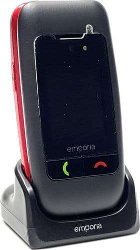 SKU: LPNHE757704146 Мобільний телефон Emporia One V200 Black/Red (вживаний) - Image 1