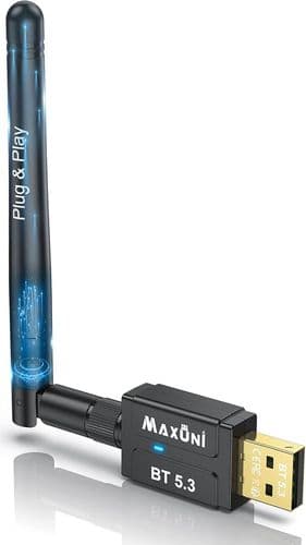 SKU: LPNHK158767521 Адаптер Maxuni USB Bluetooth Dongle 5.3 EDR для ноутбука, ПК - Image 1