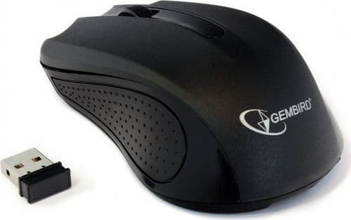 SKU: MUSW101WI Миша бездротова Gembird MUSW-101 Wireless 2.4GHz Black - Image 1