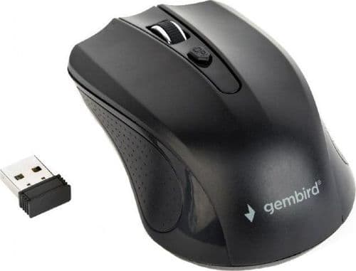 SKU: MUSW4BWI Миша бездротова Gembird MUSW-4B-04 Wireless 2.4GHz Black - Image 1