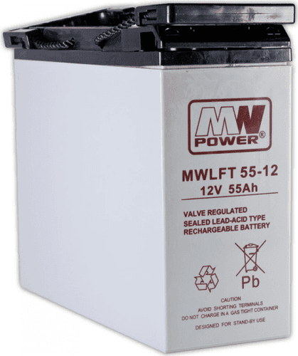 SKU: MWLFT 55-12 Акумулятор AGM MWLFT 55Ah 12V 15 років служби - Image 1
