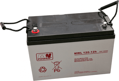 SKU: MWL 120-12h Акумулятор AGM MWL 120Ah 12V 10-12 років служби - Image 1