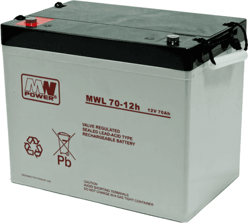 SKU: MWL 70-12h Акумулятор AGM MWL 70Ah 12V 10-12 років служби - Image 1