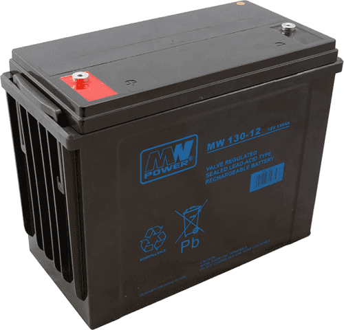 SKU: MWP 130-12 Акумулятор AGM MWP 130Ah 12V 12 років служби - Image 1