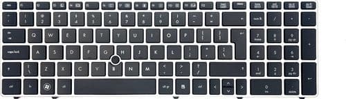 SKU: NKL002 Клавіатура для ноутбука HP EliteBook 8570p, 8560p Grey - Image 1