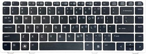 SKU: NKL004 Клавіатура для ноутбука HP EliteBook 8470p, 8460p Grey - Image 1