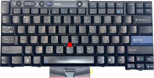 SKU: NKL007 Клавіатура для ноутбука Lenovo Thinkpad T400, T410, T420, T510, T520, X220, W510 Black - Image 1