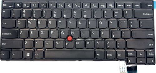 SKU: NKL008 Клавіатура для ноутбука Lenovo Thinkpad T460S, T470S Black - Image 1