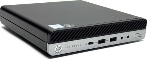 SKU: NTB0925786 Комп'ютер HP EliteDesk 800 G3 Mini Intel Core i5 (i5-6500T) 8 Гб 256 Гб SSD з Wi-Fi Клас A- (NTB0925786) Б/В - Image 1
