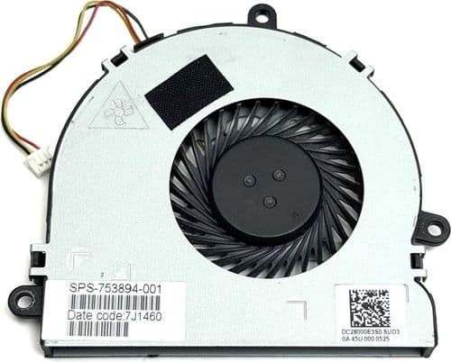 SKU: ZKV137 Вентилятор для ноутбука HP Pavilion 15-G000, 15-G100, 15-G200, 15-R000, 15-R100, 246 G3, 250 G3 3-pin (вживаний) - Image 1
