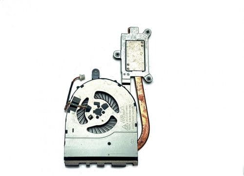 SKU: ZST010 Система охолодження, мідна трубка з вентилятором для ноутбука Dell Inspiron 3558, 5458, 5558, 5758 3 Pin (вживаний) - Image 1