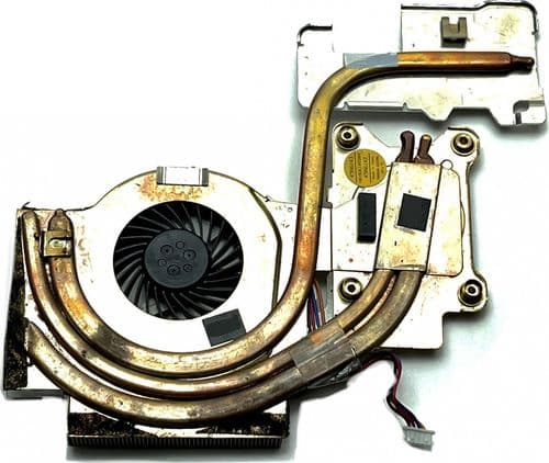 SKU: ZST078 Система охолодження, мідна трубка з вентилятором для ноутбука Lenovo ThinkPad T400 5 Pin (вживаний) - Image 1