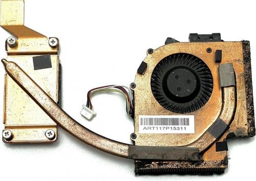 SKU: ZST081 Система охолодження, мідна трубка з вентилятором для ноутбука Lenovo ThinkPad E520 6 Pin (вживаний) - Image 1