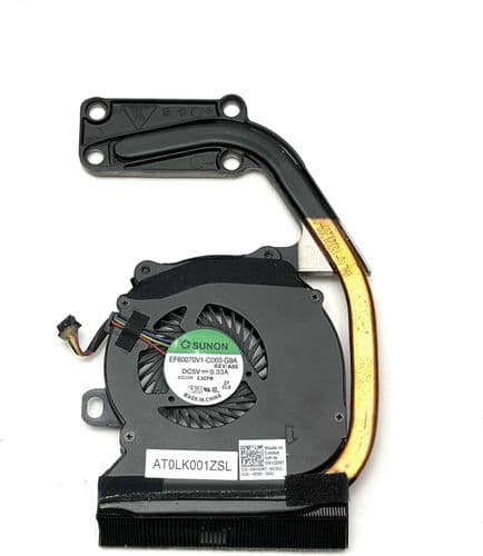SKU: ZST168 Система охолодження, мідна трубка з вентилятором для ноутбука Dell Latitude E6430s 4 Pin (вживаний) - Image 1